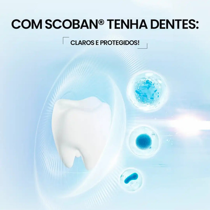 Creme Dental Clareador 3 em 1 - Scoban®